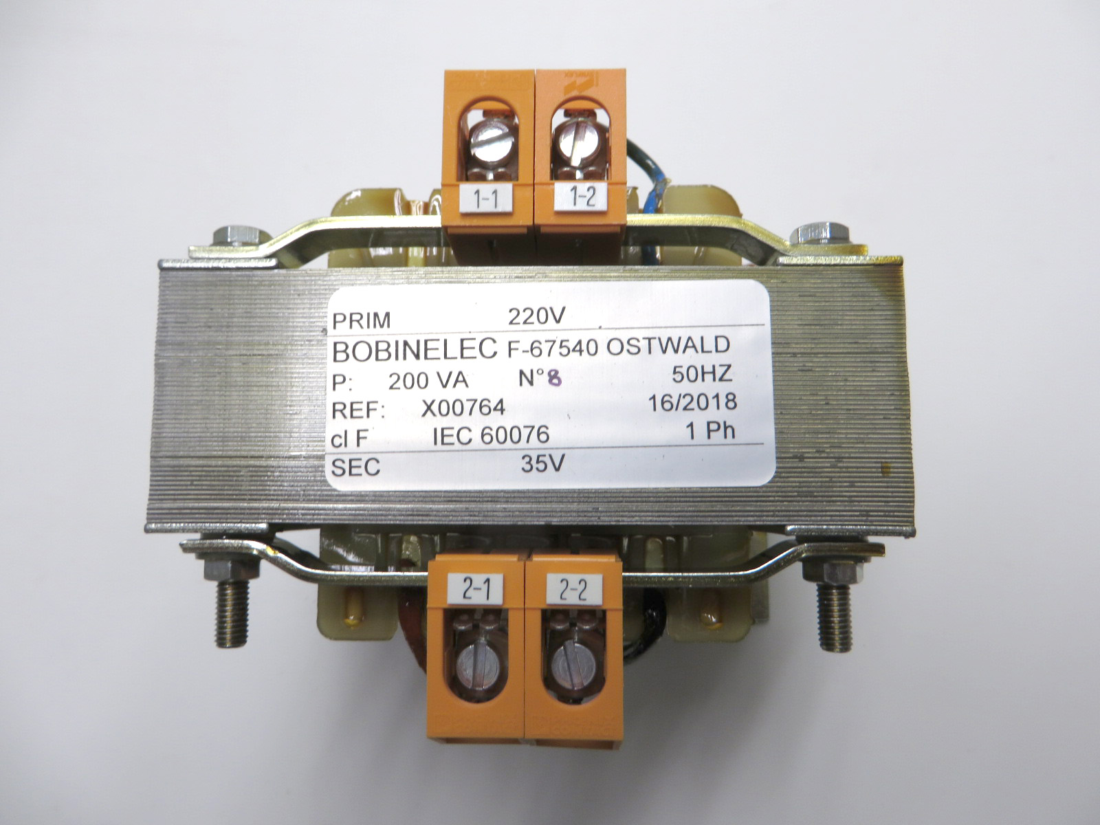 Transformateurs monophasés nus type D